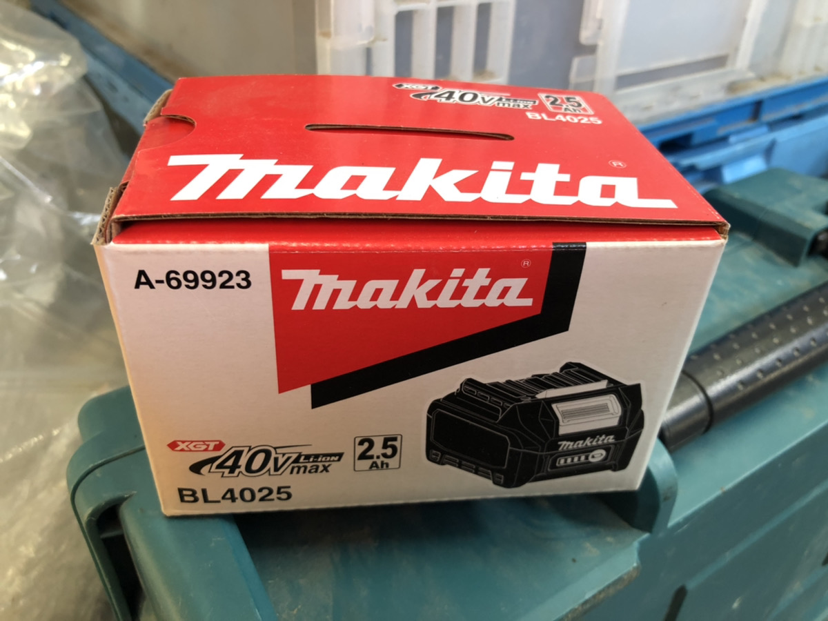 マキタ(makita)のリチウムイオンバッテリー、 BL4025を買取させて頂き