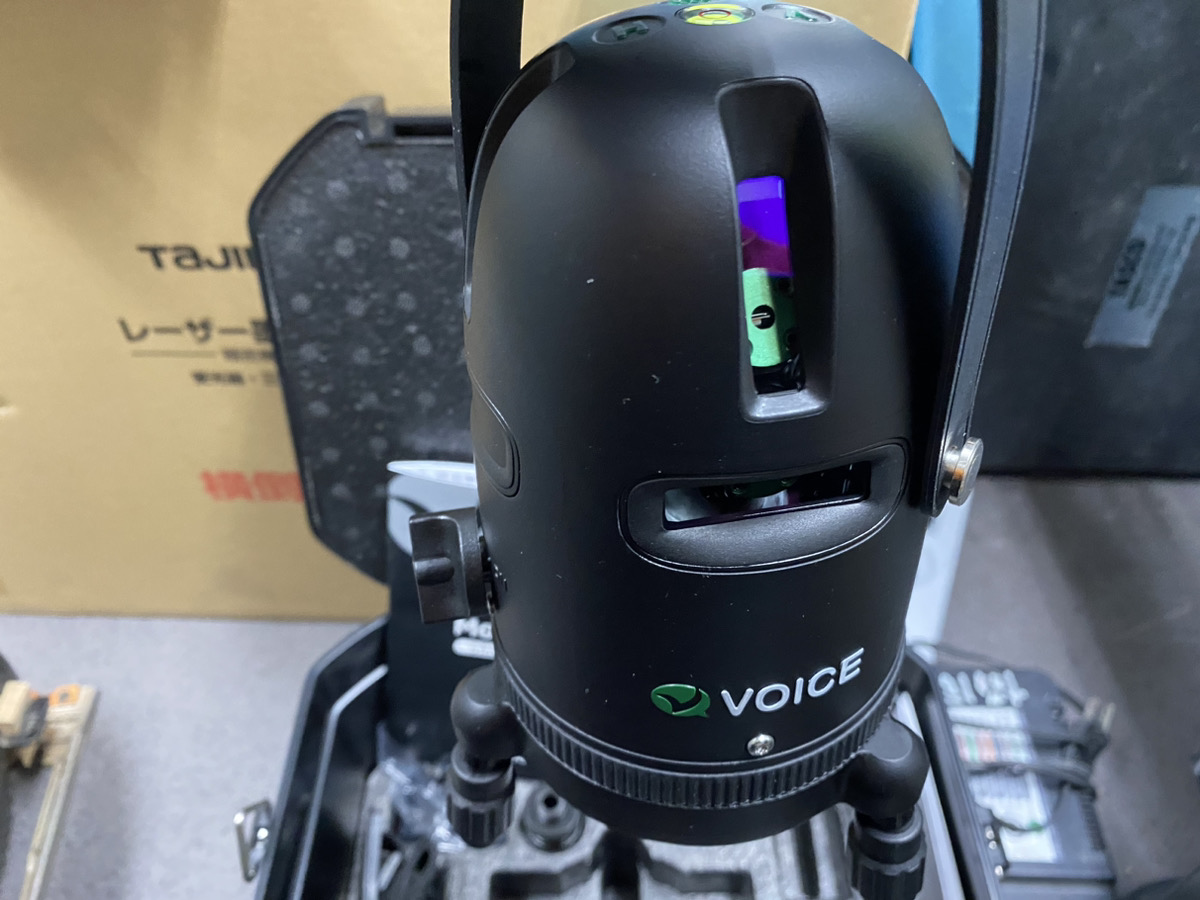 ヴォイス(VOICE)のグリーンレーザー墨出し器、Model G5を買取させて ...